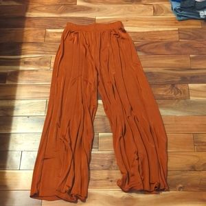 Mauve by Anthropologie XS flowy rust colored pants
